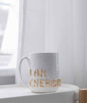 I AM CHERISHED - Handmade Mug