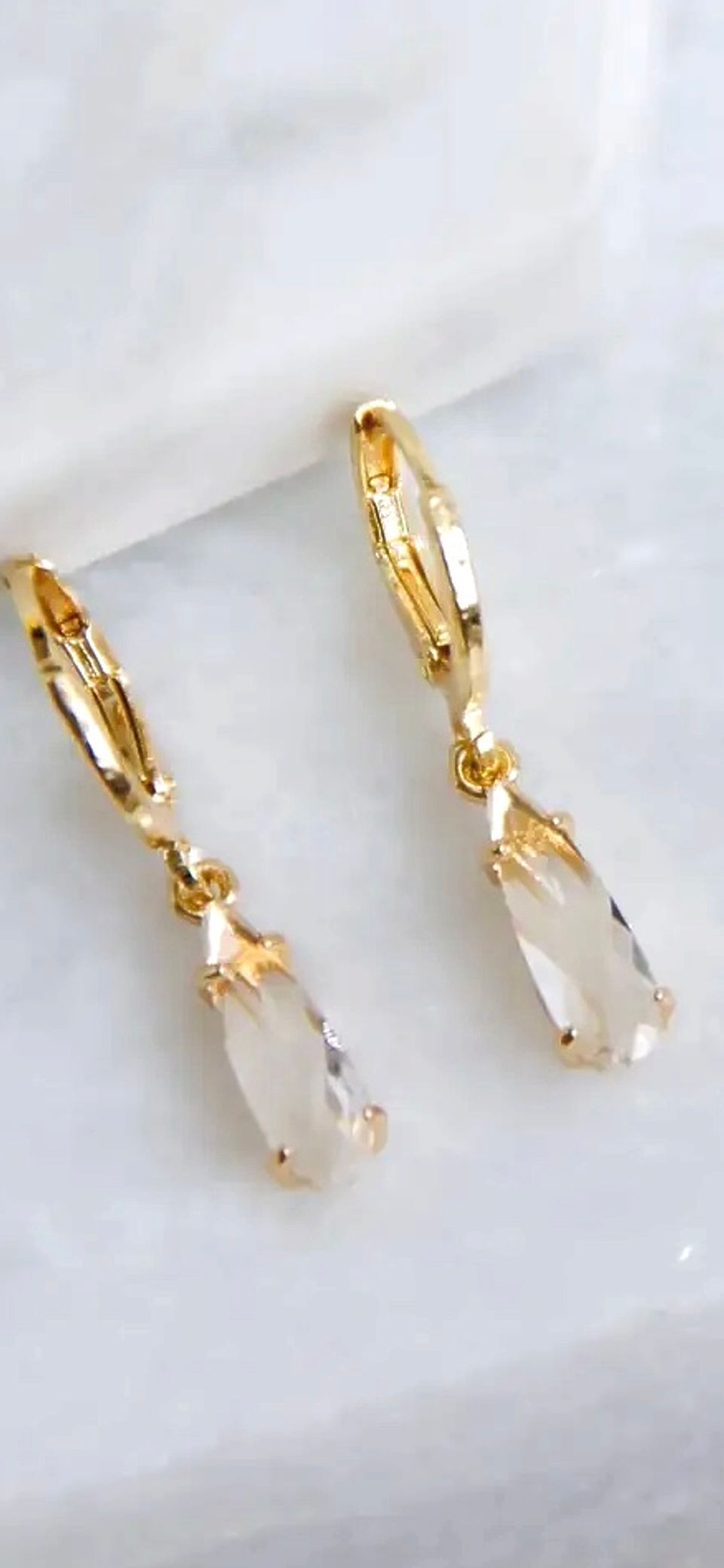 Miniatura: Crystal Drop Earrings 