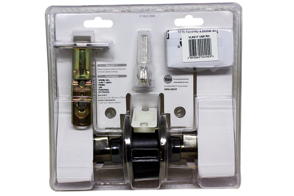 Thumbnail: Yale Lever Lockset VL-6267 US5 Antique Brass