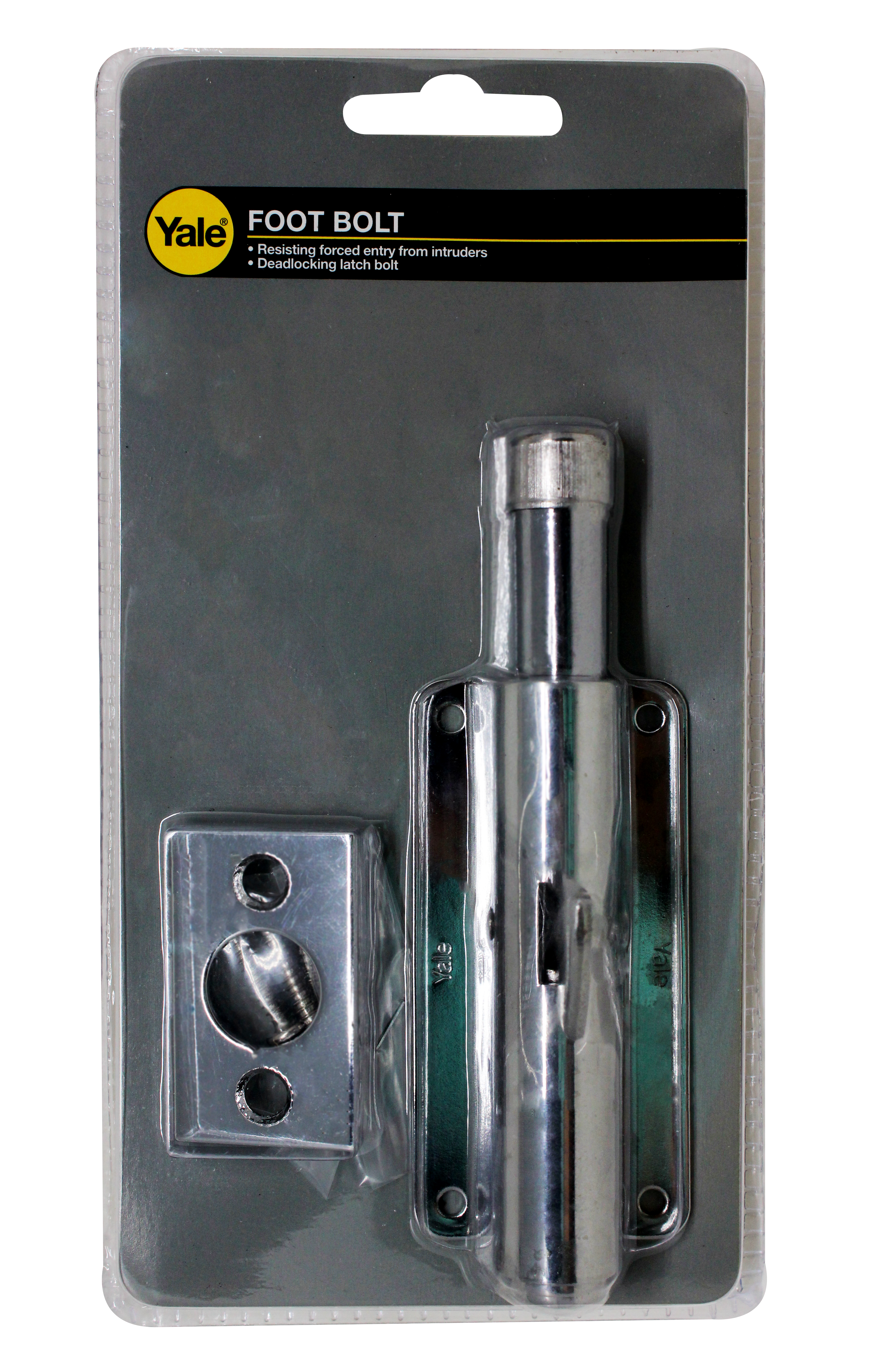Yale Foot Bolt 4" V1031 US26 Chrome Finish