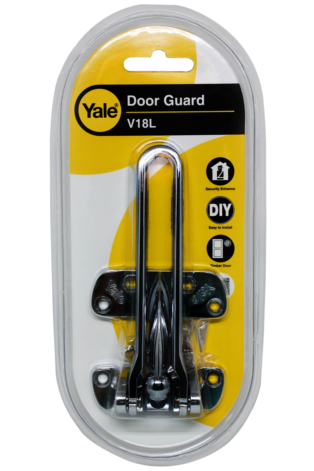 Yale Door Guard V18LxUS26 Chrome Finish