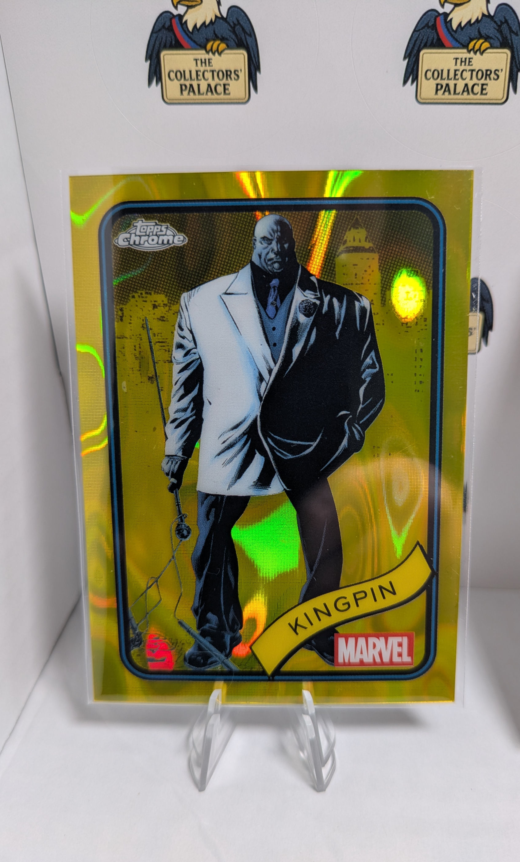 2025 Topps Chrome Marvel - Yellow Lava - #164 Kingpin