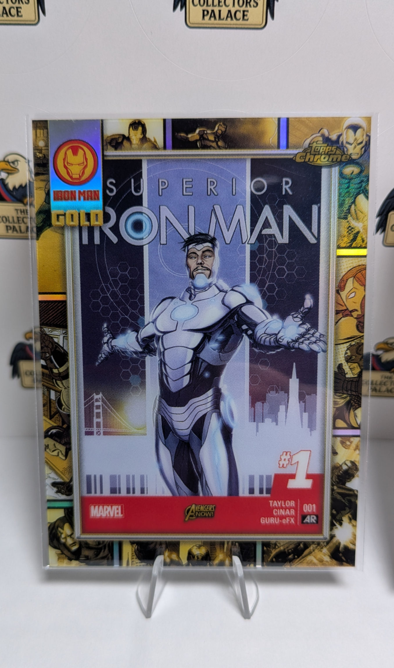 2025 Topps Chrome Marvel - Iron Man - Gold Card IM-10