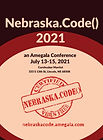 This is an image of the 2021 Nebraska.Code() Event Book cover and is a functional link to the PDF document.