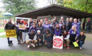 Greeks brave the cold for CROP Hunger Walk
