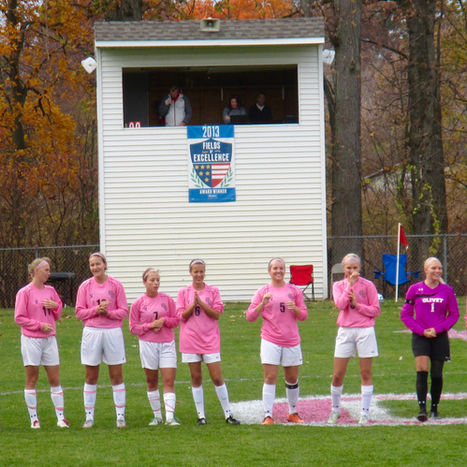 Men and women's soccer teams help fight the battle