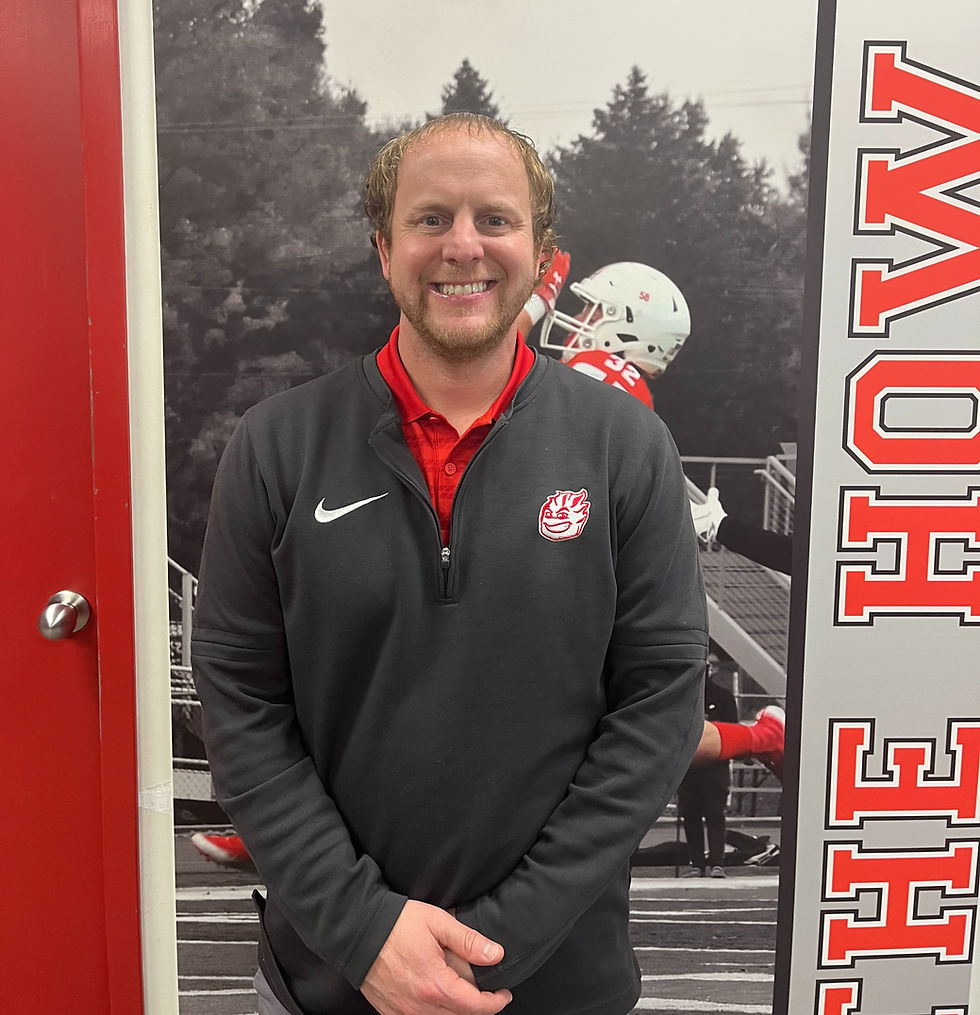 The University of Olivet Football Team's new Head Coach, Erik Ieuter. Photo by Braeden Jones