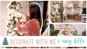 Christmas wooden DIY & decorate with me