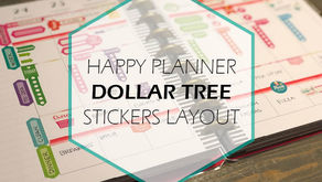 HAPPY PLANNER - DOLLAR TREE STICKERS LAYOUT