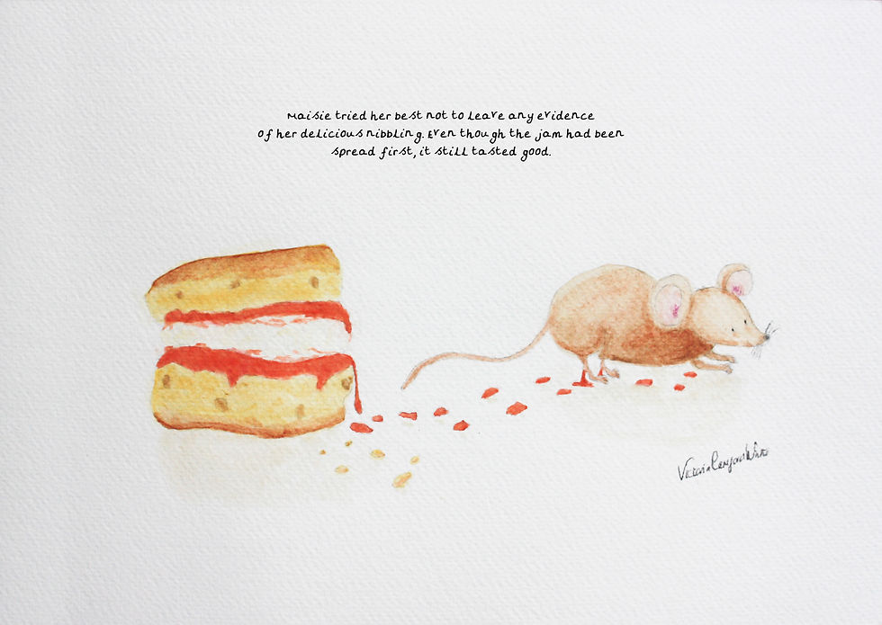 Cream Tea Footprints