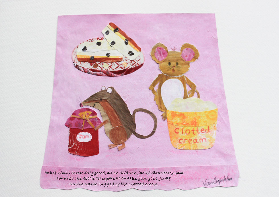 Cream Tea Debate Collage