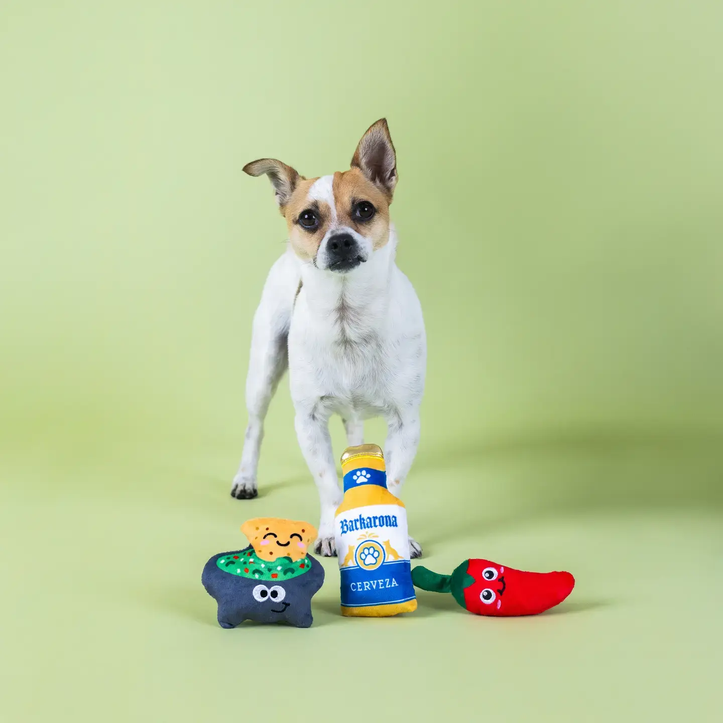 Happy Hour Pack – 3-Piece Plush Dog Toy Set by Fringe