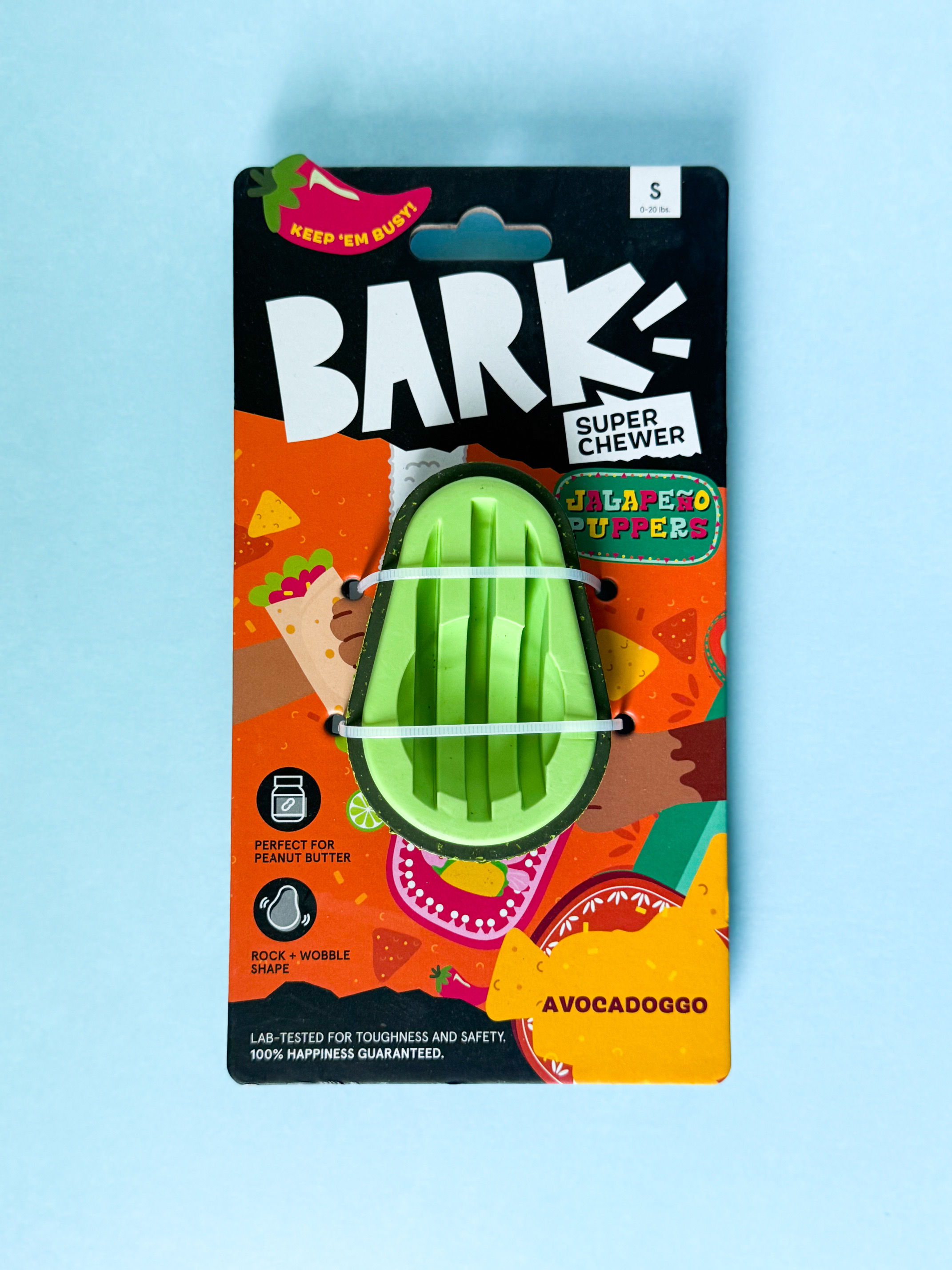 Avocadoggo Super Chewer Dog Toy (small) by Bark
