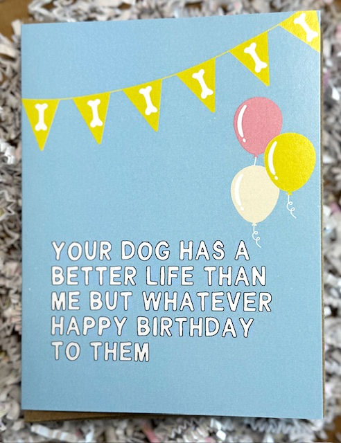 Dog Birthday Party Card – Better Life