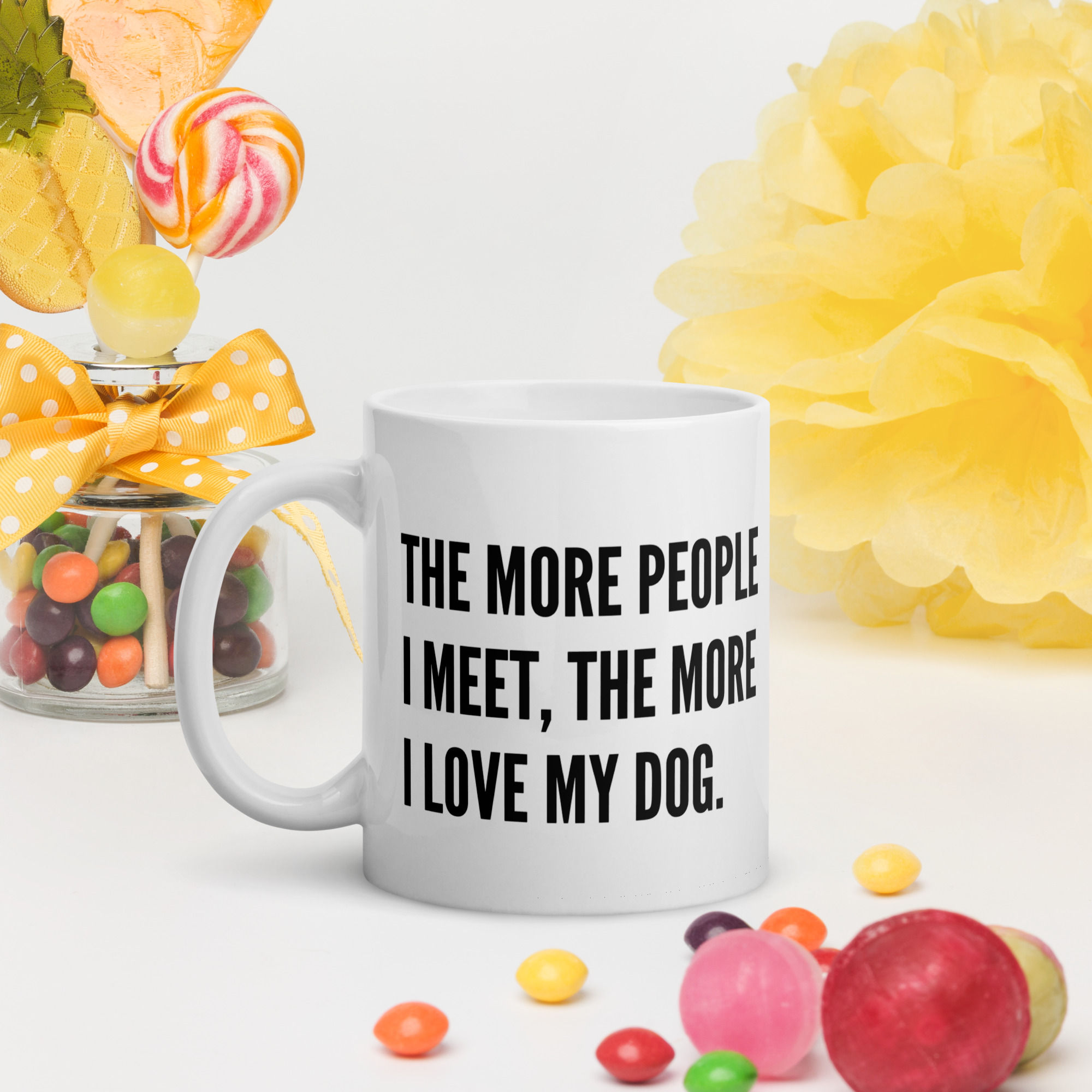 I Love My Dog mug