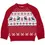 Thumbnail: Custom-Knit & Dyed Holiday Family Dog Sweater – Unisex and Kid