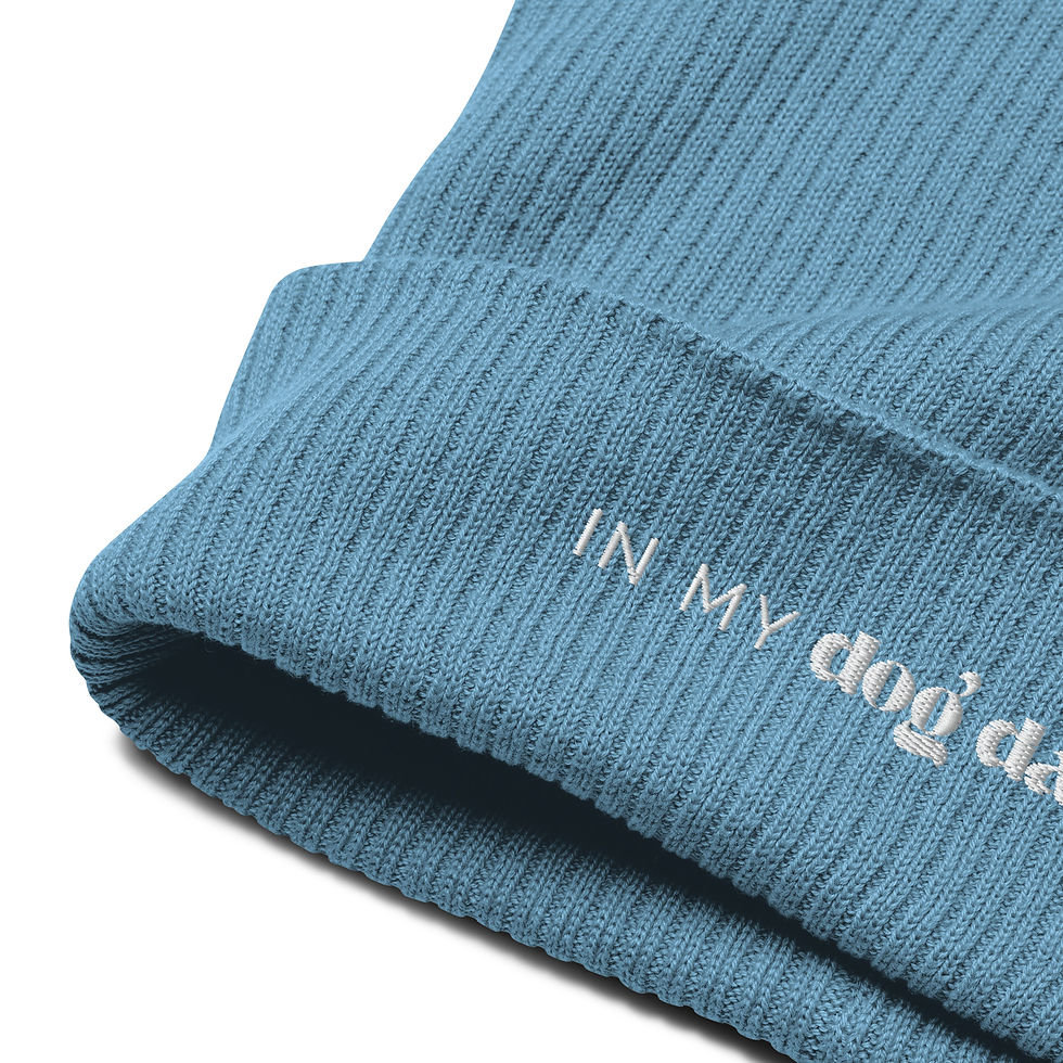 Thumbnail: Dog Dad Era Organic Ribbed Beanie