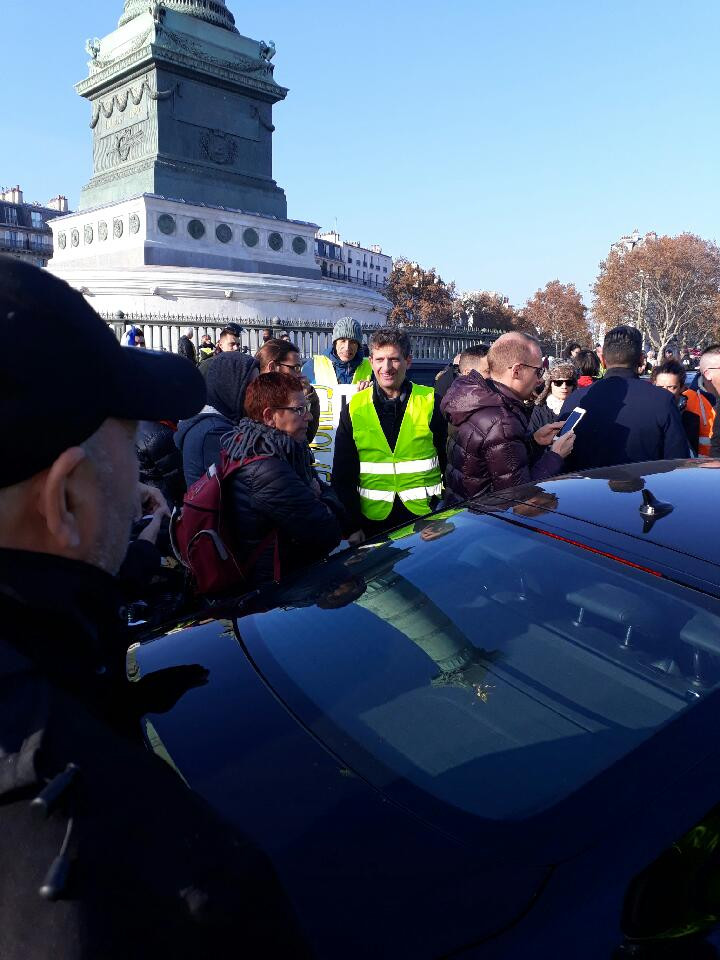 Gilet jaune à la Bastille !