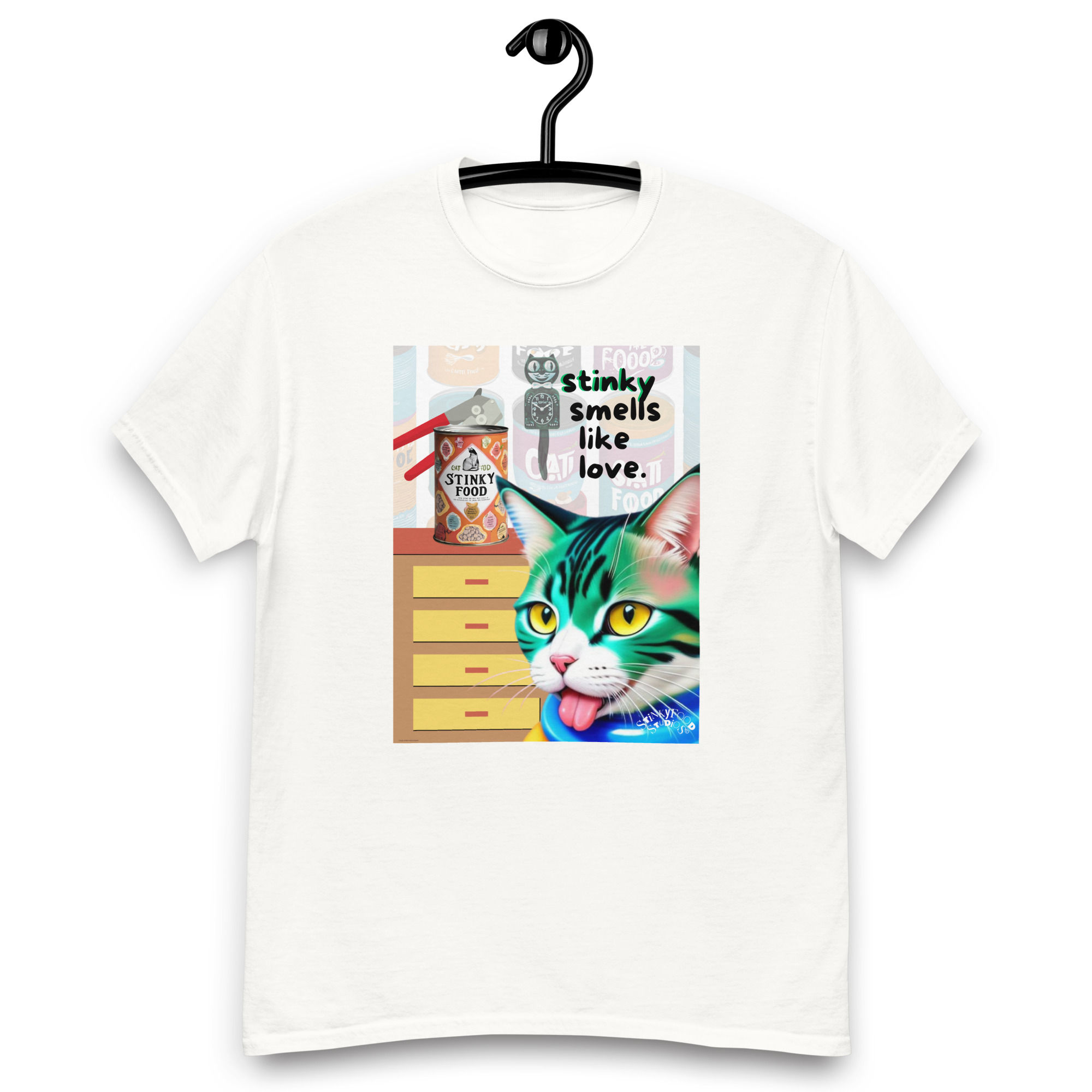 “Stinky smells like love.” - Stinky Food Studios Unisex Comfort Tee Shirt