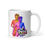 Thumbnail: " 2025 Colorful Two Men" – LGBTQ+ Graphic White Glossy Mug (11oz)
