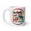 Thumbnail: "No Hate, Just Love" – LGBTQ+ Graphic White Glossy Mug (11oz)