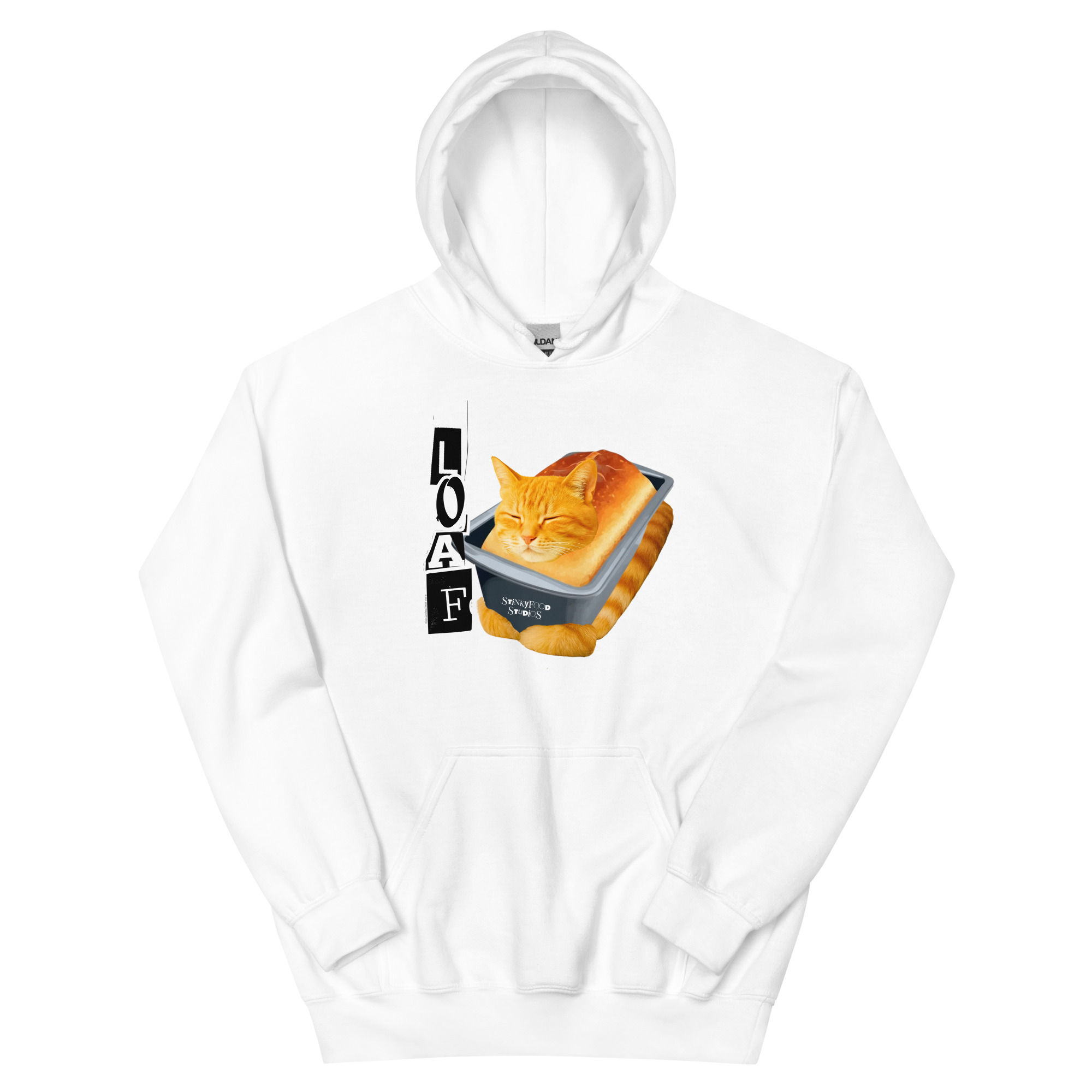 “Cat Loaf” – Stinky Food Studios Unisex Hoodie