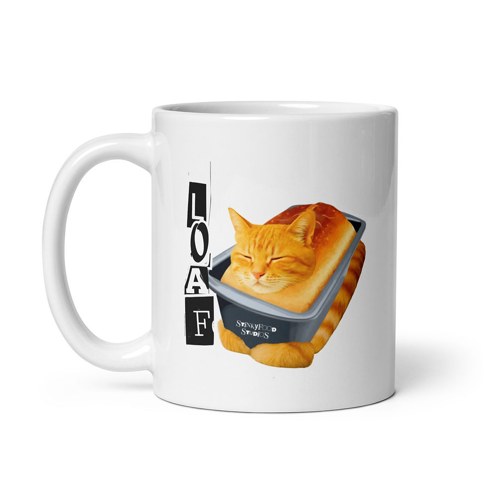 “Cat Loaf” – Stinky Food Studios 11oz Mug