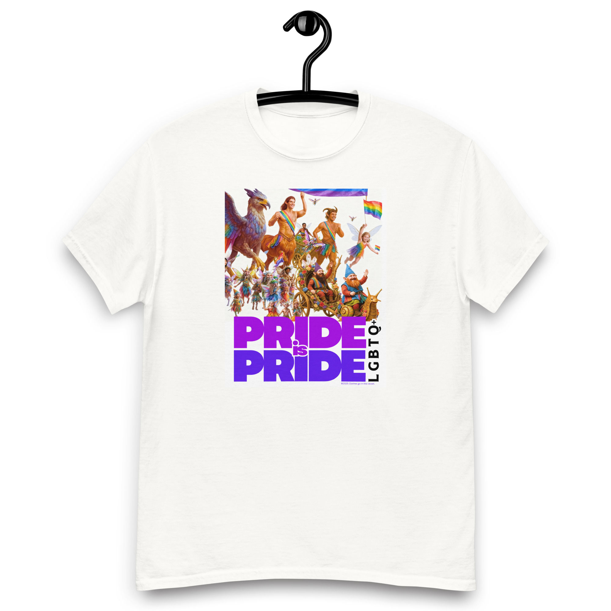 "Pride is pride" – LGBTQ+ Classic Unisex Tee