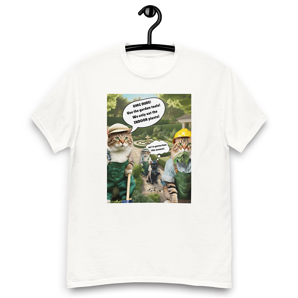 “We only eat the INDOOR plants!” - Stinky Food Studios Unisex Comfort Tee Shirt