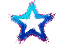 Neon Pink Stern mit Glow-2.png