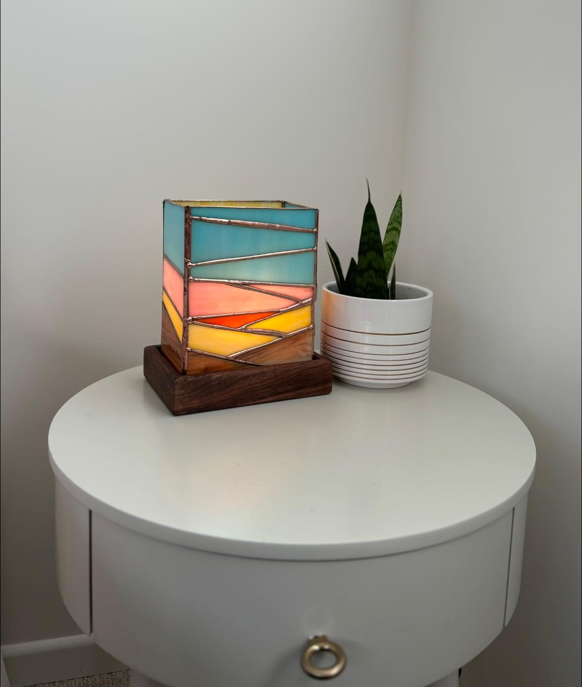 Pastel Meadow Table Lamp