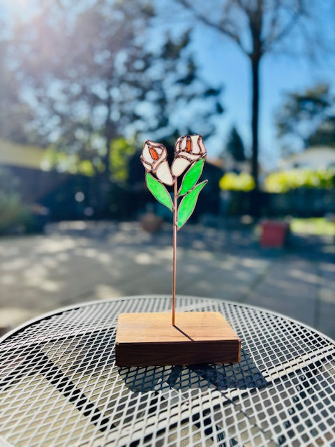 Thumbnail: Calla Lily on Copper and Walnut