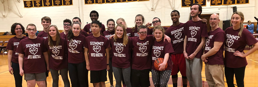 Group of basketball players