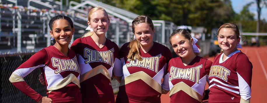 Varsity cheerleaders
