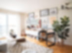 Gallery wall, Sun Soul Style Interiors, how to style a media console, how to style a tv console, how to hide your tv, Samsung Frame TV