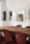 oversized noguchi paper lantern dining room