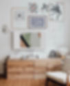Gallery wall, how to style a tv console, media console styling, gallery wall, frame TV