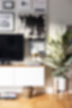 tv console styling, gallery wall, media console styling, Sun Soul Style Interiors