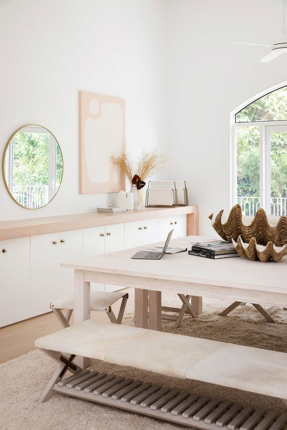 Three Birds Renovation Dining Room, beach house design