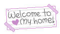 welcome to my home homepage button