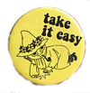 take it easy snufkin moomin pin