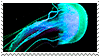 moon jelly glowing stamp