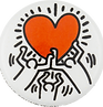 keith herring love pin
