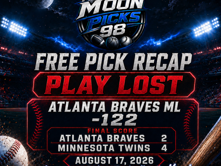 Free Pick Recap 8/17