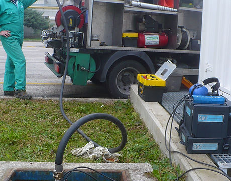 Verifica di tenuta su serbatoio interrat