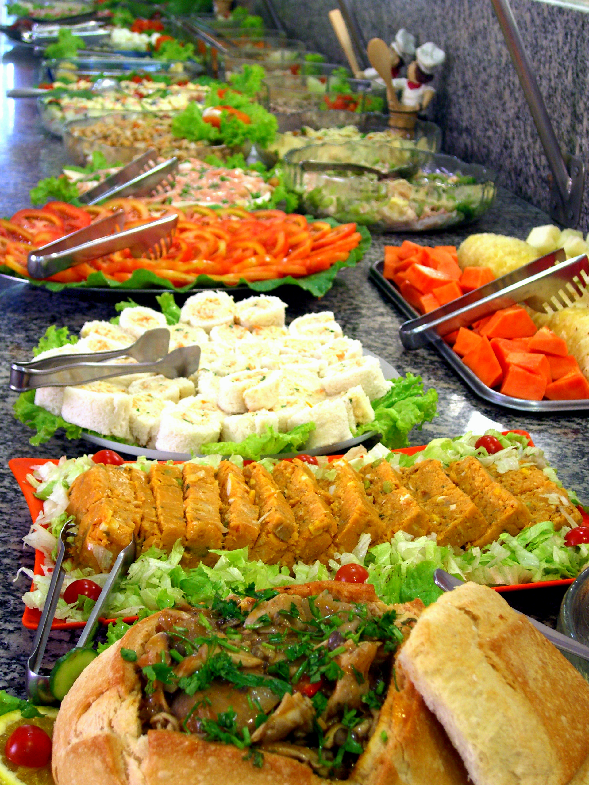 Arranged Food and Objects