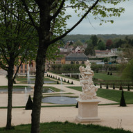 Château de Dampierre et jardin à la française