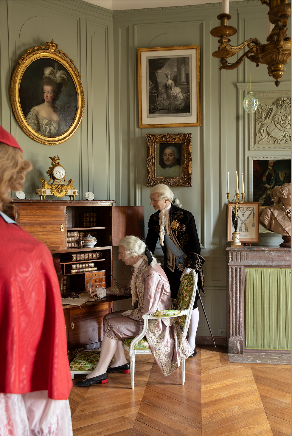 Les statues de cire du musée Grévin au château de Breteuil
