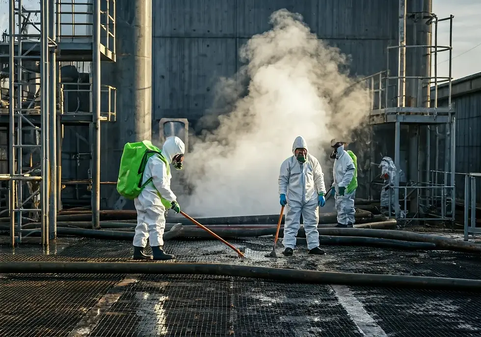 How Do Industrial Cleanup Services Ensure Safety and Compliance?