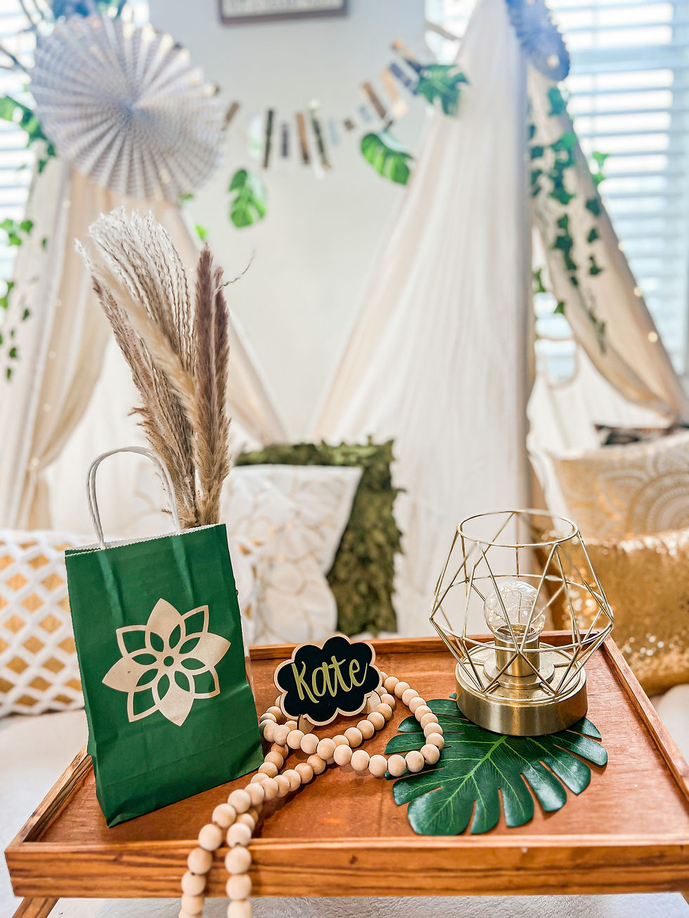 Gold / Green Bohemian